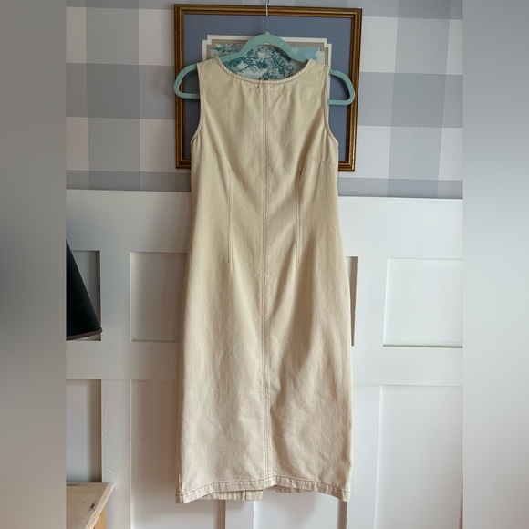 Sage The Label Cream Midi Dress Size Small - Picture 3 of 7
